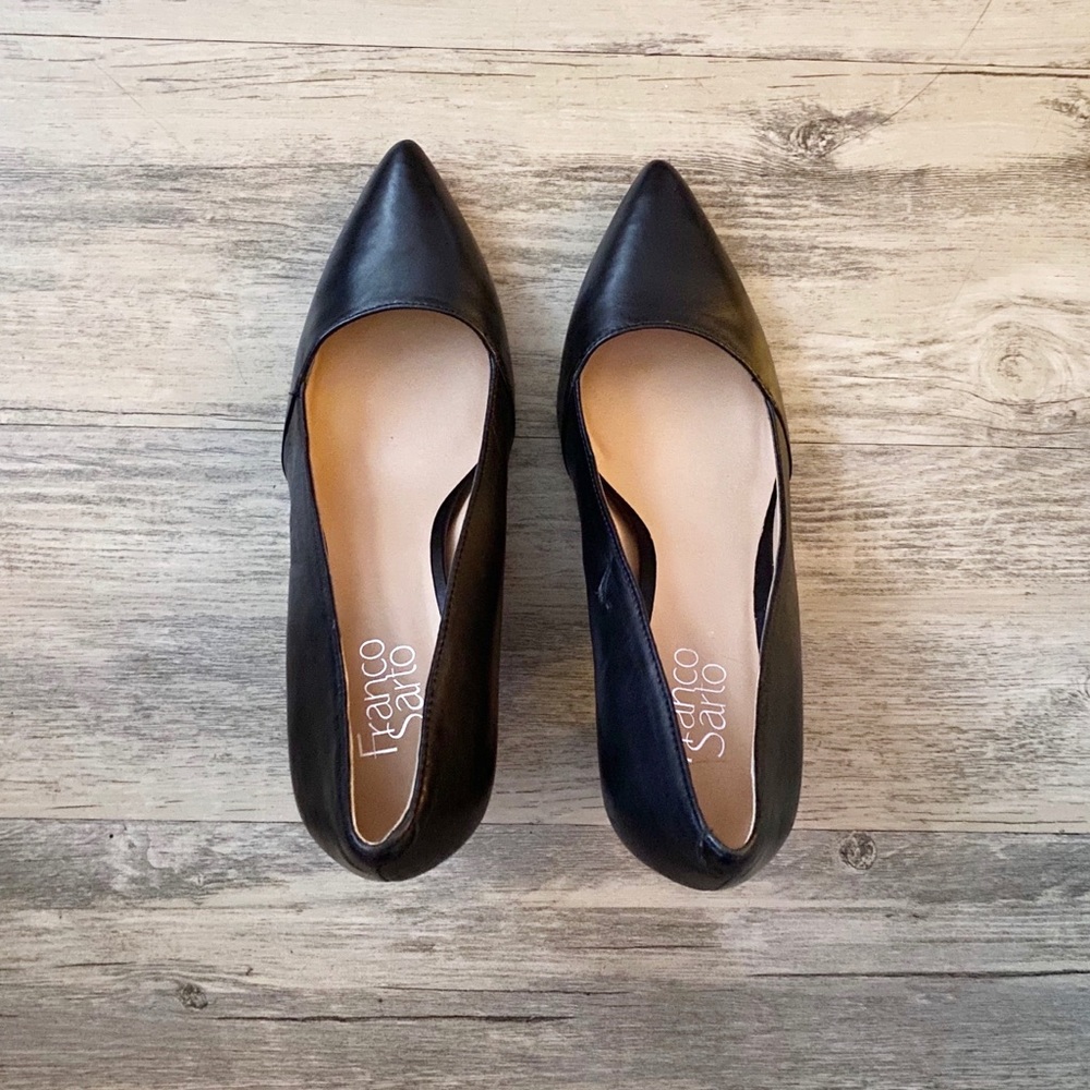 Franco Sarto Black Heels Size 9.5